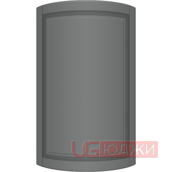 Фасад Эмаль Матовая 19мм Престиж Классика 67 полукруглый R300 высота 357-716мм