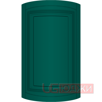 Фасад Эмаль Матовая 19мм Престиж Классика 66 полукруглый R300 высота 357-716мм