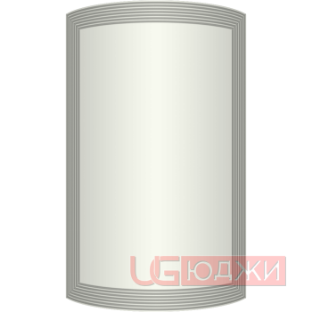 Фасад Эмаль Матовая 19мм Престиж Модерн 77 полукруглый R300 высота 357-716мм