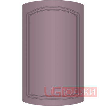 Фасад Эмаль Матовая 19мм Стандарт 3 полукруглый R300 высота 717-916мм