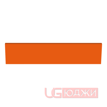 Цоколь прямой Эмаль Матовая 2300х100х19мм