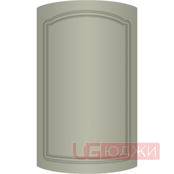 Фасад Эмаль Матовая 19мм Стандарт 3 полукруглый R300 высота 357-716мм