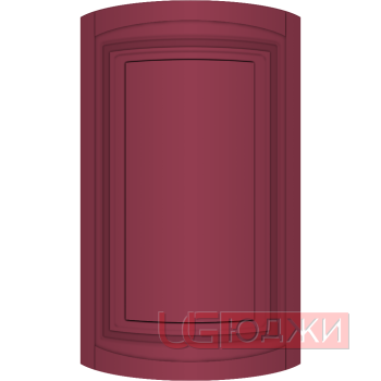Фасад Эмаль Матовая 19мм Престиж Классика 66 полукруглый R300 высота 717-916мм
