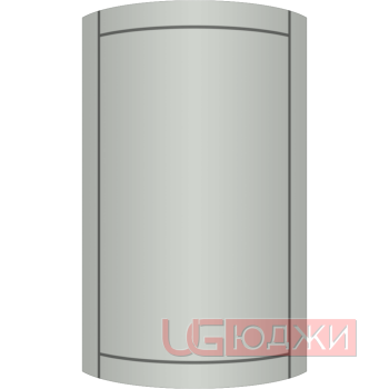 Фасад Эмаль Матовая 19мм Стандарт 6 полукруглый R300 высота 717-916мм