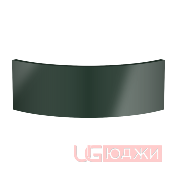 Цоколь полукруглый Эмаль Глянец R300х150мм