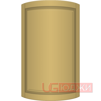 Фасад Эмаль Матовая 19мм Престиж Классика 67 полукруглый R300 высота 357-716мм