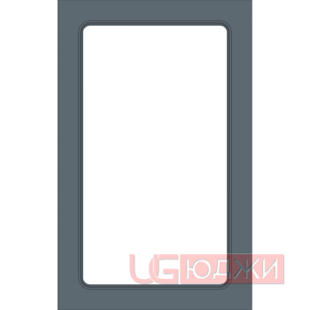 Фасад Эмаль Матовая 19мм Стандарт 1 Витрина