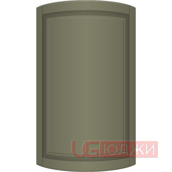 Фасад Эмаль Матовая 19мм Престиж Классика 67 полукруглый R300 высота 717-916мм