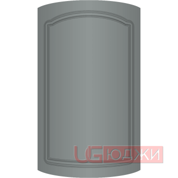 Фасад Эмаль Матовая 19мм Стандарт 3 полукруглый R300 высота 717-916мм
