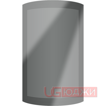 Фасад Эмаль Глянец 19мм Престиж Модерн 77 полукруглый R300 высота 717-916мм