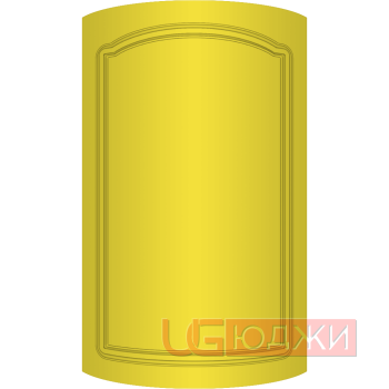 Фасад Эмаль Матовая 19мм Стандарт 3 полукруглый R300 высота 717-916мм