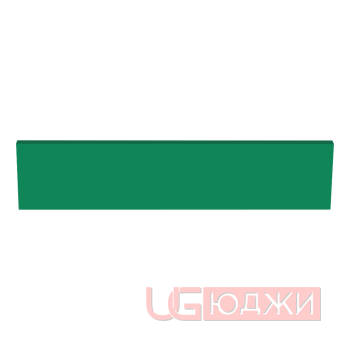 Цоколь прямой Эмаль Матовая 2300х100х19мм