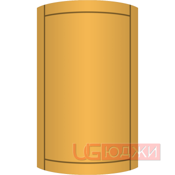 Фасад Эмаль Матовая 19мм Стандарт 6 полукруглый R300 высота 357-716мм