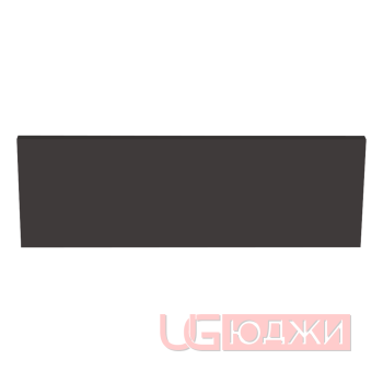 Цоколь прямой Эмаль Матовая 2300х150х19мм