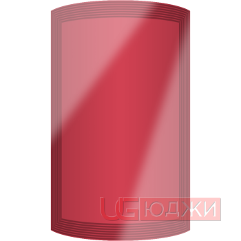 Фасад Эмаль Глянец 19мм Престиж Модерн 77 полукруглый R300 высота 717-916мм