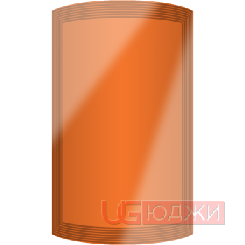 Фасад Эмаль Глянец 19мм Престиж Модерн 77 полукруглый R300 высота 717-916мм