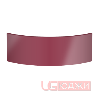 Цоколь полукруглый Эмаль Глянец R300х150мм