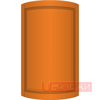 Фасад Эмаль Матовая 19мм Престиж Классика 67 полукруглый R300 высота 717-916мм