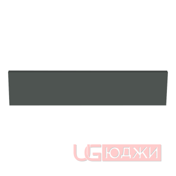 Цоколь прямой Эмаль Матовая 2300х100х19мм