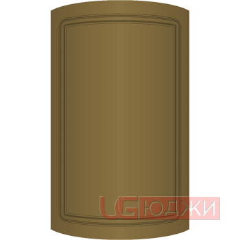 Фасад Эмаль Матовая 19мм Стандарт 1 полукруглый R300 высота 717-916мм