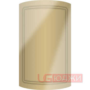 Фасад Эмаль Глянец 19мм Стандарт 1 полукруглый R300 высота 717-916мм