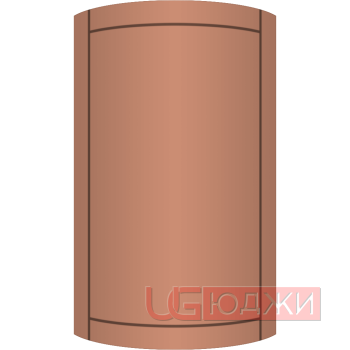 Фасад Эмаль Матовая 19мм Стандарт 6 полукруглый R300 высота 717-916мм