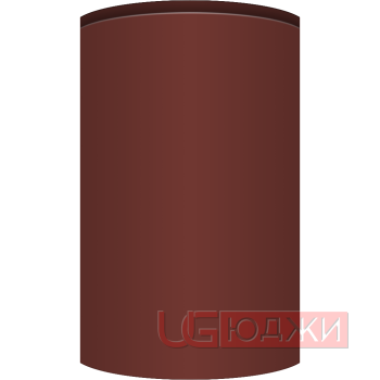 Фасад Эмаль Матовая 19мм Интегрированная ручка V1 полукруглый R300 высота 357-716мм