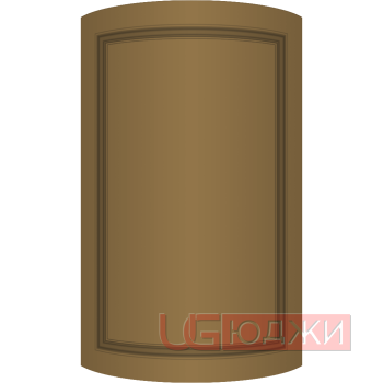 Фасад Эмаль Матовая 19мм Престиж Классика 73 полукруглый R300 высота 357-716мм