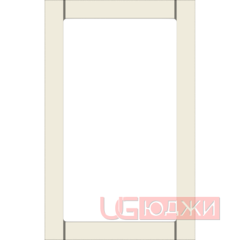 Фасад Эмаль Матовая 19мм Стандарт 6 Витрина