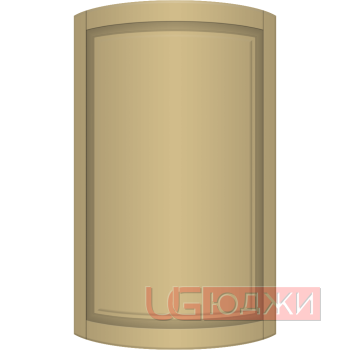 Фасад Эмаль Матовая 19мм Престиж Классика 67 полукруглый R300 высота 357-716мм