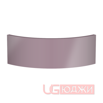 Цоколь полукруглый Эмаль Глянец R300х150мм