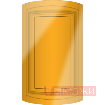 Фасад Эмаль Глянец 19мм Престиж Классика 66 полукруглый R300 высота 717-916мм