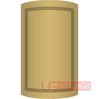 Фасад Эмаль Матовая 19мм Престиж Классика 73 полукруглый R300 высота 717-916мм