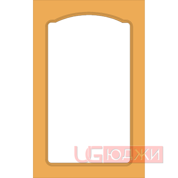 Фасад Эмаль Матовая 19мм Стандарт 3 Витрина