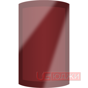 Фасад Эмаль Глянец 19мм Престиж Модерн 77 полукруглый R300 высота 717-916мм