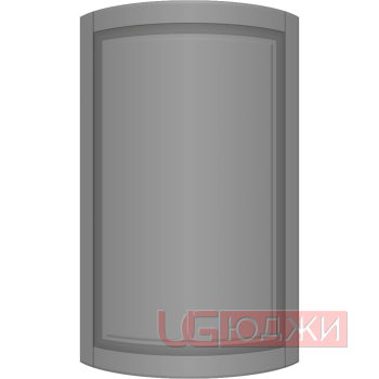 Фасад Эмаль Матовая 19мм Престиж Классика 67 полукруглый R300 высота 717-916мм