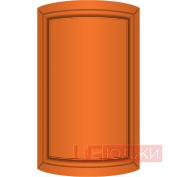 Фасад Эмаль Матовая 19мм Престиж Классика 71 полукруглый R300 высота 717-916мм