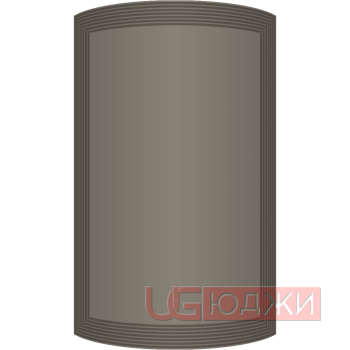 Фасад Эмаль Матовая 19мм Престиж Модерн 77 полукруглый R300 высота 717-916мм