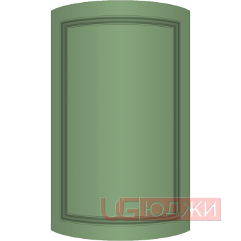 Фасад Эмаль Матовая 19мм Престиж Классика 73 полукруглый R300 высота 357-716мм