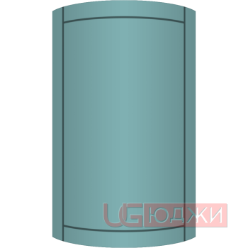 Фасад Эмаль Матовая 19мм Стандарт 6 полукруглый R300 высота 357-716мм