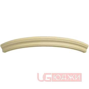 Карниз верхний полукруглый Эмаль Матовая R300х60мм