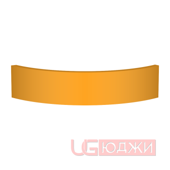 Цоколь полукруглый Эмаль Матовая R300х100мм