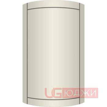 Фасад Эмаль Матовая 19мм Стандарт 6 полукруглый R300 высота 717-916мм