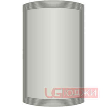 Фасад Эмаль Матовая 19мм Престиж Модерн 77 полукруглый R300 высота 357-716мм