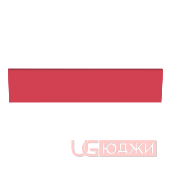 Цоколь прямой Эмаль Матовая 2300х100х19мм