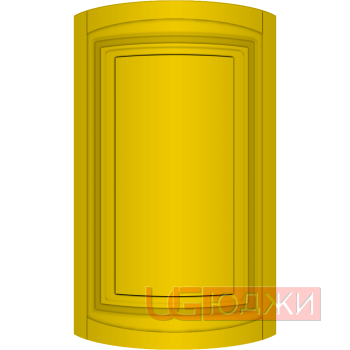 Фасад Эмаль Матовая 19мм Престиж Классика 66 полукруглый R300 высота 717-916мм