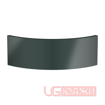 Цоколь полукруглый Эмаль Глянец R300х150мм