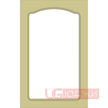 Фасад Эмаль Матовая 19мм Стандарт 3 Витрина