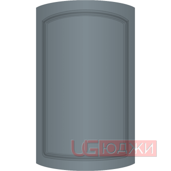 Фасад Эмаль Матовая 19мм Стандарт 11 полукруглый R300 высота 357-716мм