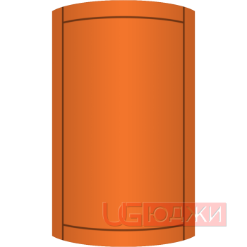 Фасад Эмаль Матовая 19мм Стандарт 6 полукруглый R300 высота 357-716мм